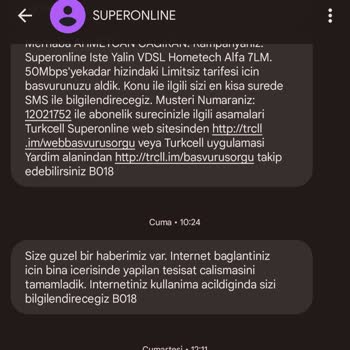 Superonline İnternetimi Bağlayamadılar. Bina İçerisinde Tesisat Yalanı