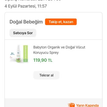 Doğal Bebeğim Babyton İndirime Girmemiş Düşük Fiyat