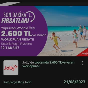 Jolly Tur Puan Vermeme Durumu