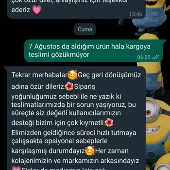 Kiperin Collagen Ürünümü 1 Aydır Göndermiyor Ve Kargo Bahanesi Sunuyor