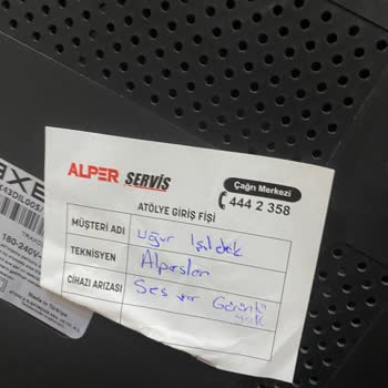 Alper Teknik Servis Cihazımı Düşürmüş