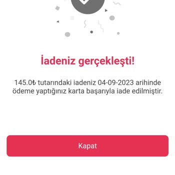 Yemek Sepeti Para İadesi Yapmadı