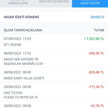 Türkiye İş Bankası Kredi Kartı Aidatının İade Edilmesi