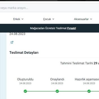 Decathlon Firmasının Her Seferinde Kargoyu Geç Teslim Etmesi