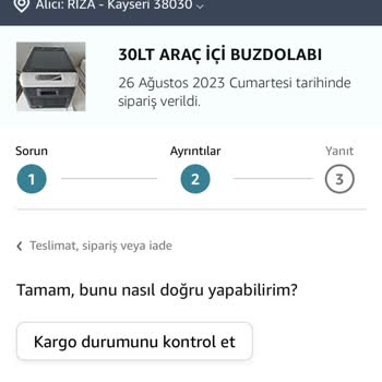 Amazon Ulaşamamak Ve İşlen Yapamamak Teslim Edilmeyen Ürün