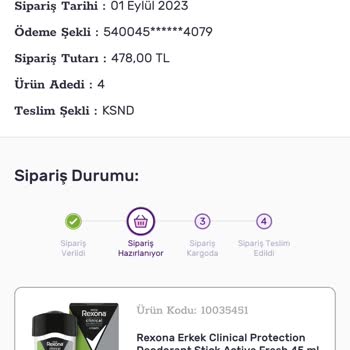 Gratis Sipariş İptali