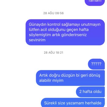 ModaSportive Ürün Numara Değişimi