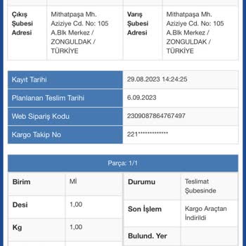 Sürat Kargo Kargom Elime Ulaşmadı