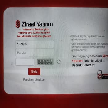Ziraat Yatırım Hesap Kısıtımın Kaldırılması