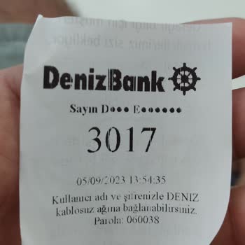 Fethiye Denizbank Sıra Beklemek