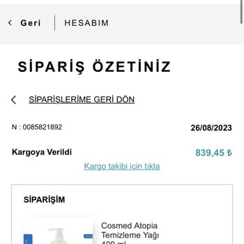 Watsons Siparişim Teslim Edilmediği Halde Teslim Edilmiş Görünüyor!