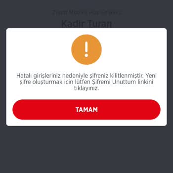 Ziraat Bankası Ziraat Bankama Hiçbir Şekilde Giriş Yapamıyorum