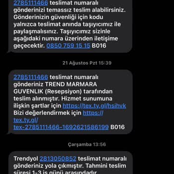 Trendyol Express Kargolarımı Evime Getirmiyor