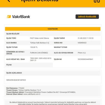 PTT HGS Havale İşlemimi Sisteme Girmedi