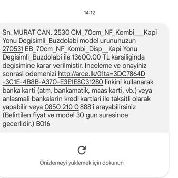 Arçelik Kombi Buzdolabı Kasa Problemi