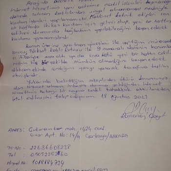 Kablo Net İnternet Hizmeti Alamama