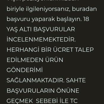 Sizindeisinizolsun.com Yaptığım İş Başvurusun