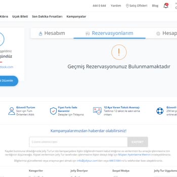 Jolly Tur Rezervasyon Sorunu
