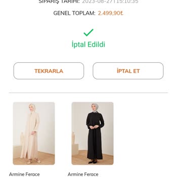 Armine Stok Hatası Yazıp Aynı Ürünleri Tekrardan Koyma