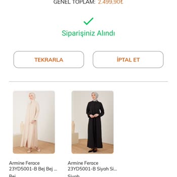 Armine Stok Hatası Yazıp Aynı Ürünleri Tekrardan Koyma