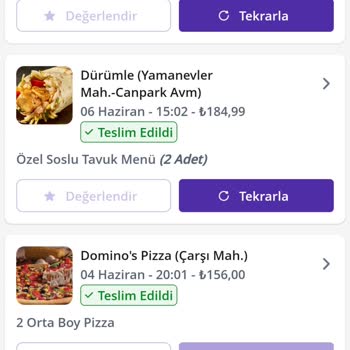 GetirYemek İptal Edilen Ürünün Ücretini İade Etmiyor.