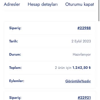 Lens Sepeti Firmaya Ulaşamama Müşteri Temsilcisi