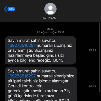 Altınbaş Mücevherat İade Geri Ödemesi