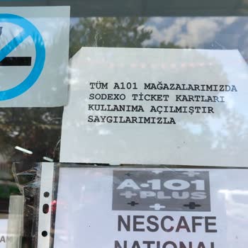 A101'de Sodexo Halen Kullanılamıyor
