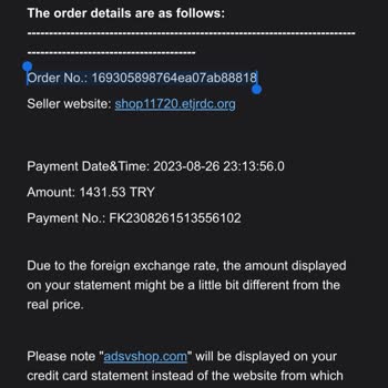 Shop11720.etjrdc.org Gecikmeli Kargo Bilgi Talebi