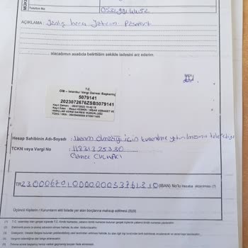 Hisar Veraset Ve Harçlar Vergi Dairesi Yanlış Yatırılan Pasaport Harcı