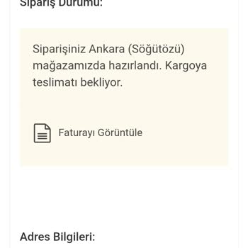Vatan Bilgisayar Siparişim Hala Kargoya Verilmedi