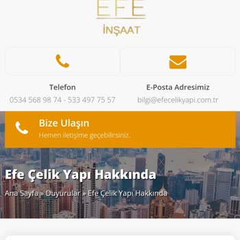 Efe Çelik Yapı (Bartın) Mağdur Etti
