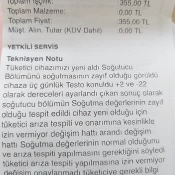 Profilo XXL Bd3086ıecn Buzdolabı Sorunu