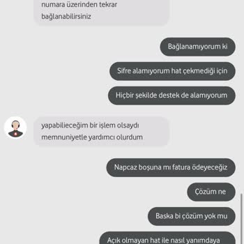 Vodafone Hattım Açılmıyor Ve Komedi Gibi Destek Veriyorlar.