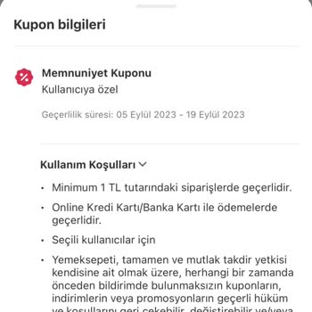 Yemeksepeti Eksik Ürün Sistemi