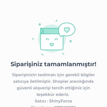 Shiny Force Kargoya Verilmedi Kaç Gündür Bekliyorum