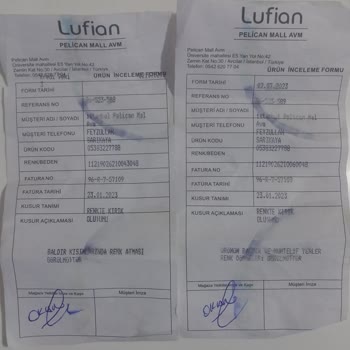 Lufian Pantolonlar Renk Solması