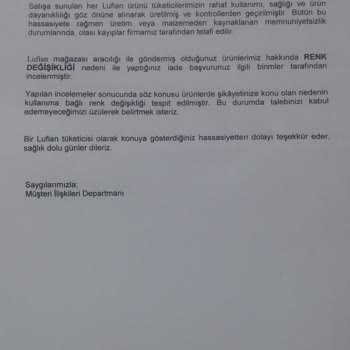Lufian Pantolonlar Renk Solması