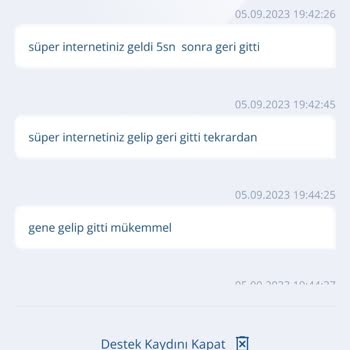 TurkNet Olmayan Destek Ve İnterneti