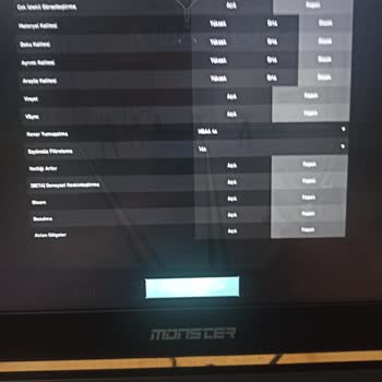 Monster Bakım Sonrası FPS Düşüşü