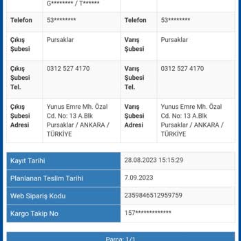 Sürat Kargo! Teslim Edilmeyen Kargom!