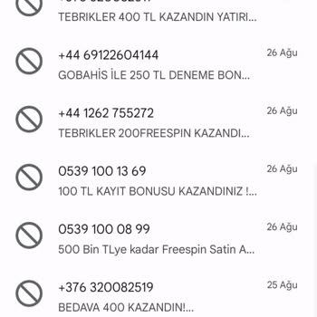 Türk Telekom +44 Ve +376 Dan Gelen Spam Mesajların Önüne Geçilemiyor