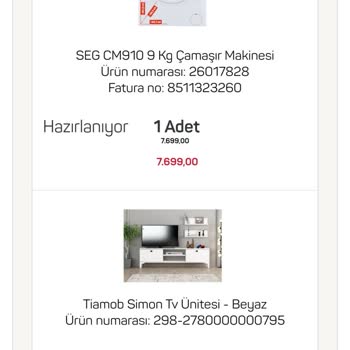 A101 Teslim Edilmeyen Sipariş