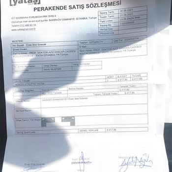 Yataş Mağaza Ve Destek Hattı Personellerinin Müşterileri Mağdur Etmesi