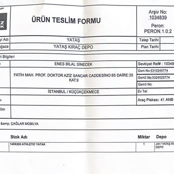 Yataş Mağaza Ve Destek Hattı Personellerinin Müşterileri Mağdur Etmesi