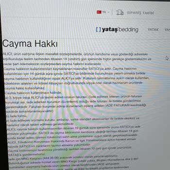 Yataş Mağaza Ve Destek Hattı Personellerinin Müşterileri Mağdur Etmesi