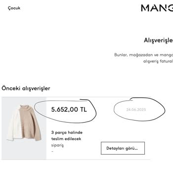 Mango Gelmeyen Sipariş Ve İade Edilmeyen Param