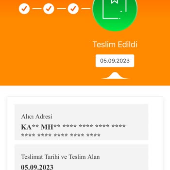 MNG Kargo Karamürsel Siparişim Başkasına Teslim Edildi!