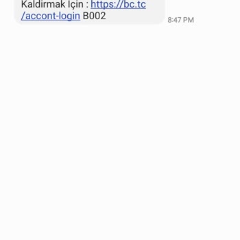 Binance'den Gelen SMS