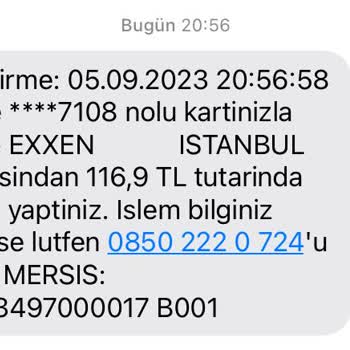 Exxen Bilgim Dışında Hesabımdan Para Çekilmesi